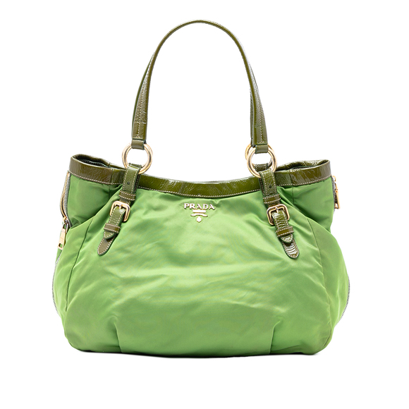 Prada Handbags - Pre-Loved Prada Tessuto Side Zip Tote